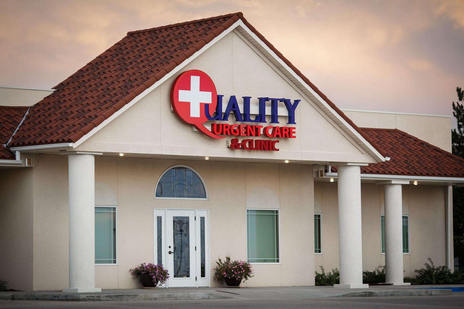 The front of the Quality Urgent Care & Clinic building in McCook, Nebraska